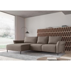 "LUIS Left-Handed Corner Set with Sleeping Function, Storage Compartment, and CURIO 11 Cappuccino Pillows - VERSAILLES Series" "LUIS Left-Handed Corner Set with Sleeping Function, Storage Compartment, and CURIO 11 Cappuccino Pillows - VERSAILLES Series"