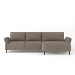 LUIS Right-Hand Corner Set with Sleeping Function, Storage, and CURIO 11 Cappuccino Cushions by WERSAL LUIS Right-Hand Corner Set with Sleeping Function, Storage, and CURIO 11 Cappuccino Cushions by WERSAL