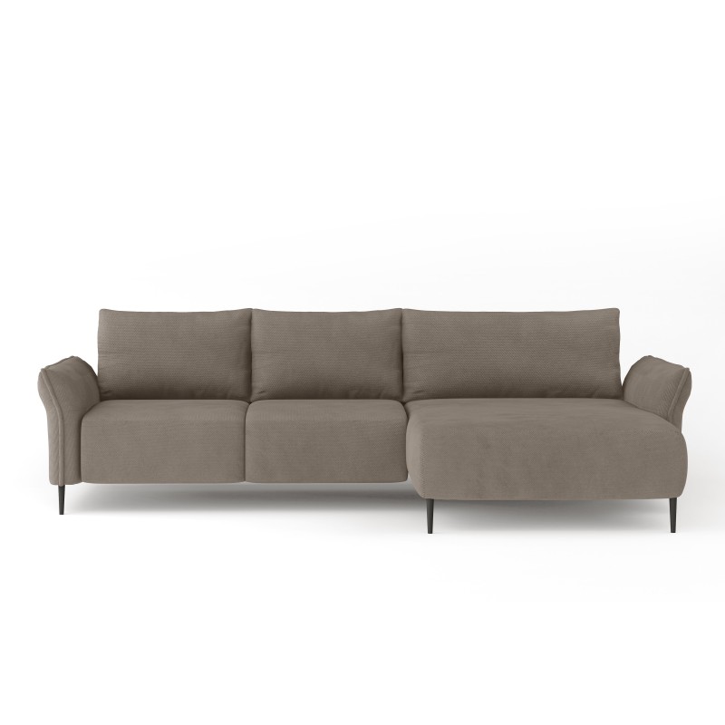 LUIS Right-Hand Corner Set with Sleeping Function, Storage, and CURIO 11 Cappuccino Cushions by WERSAL LUIS Right-Hand Corner Set with Sleeping Function, Storage, and CURIO 11 Cappuccino Cushions by WERSAL