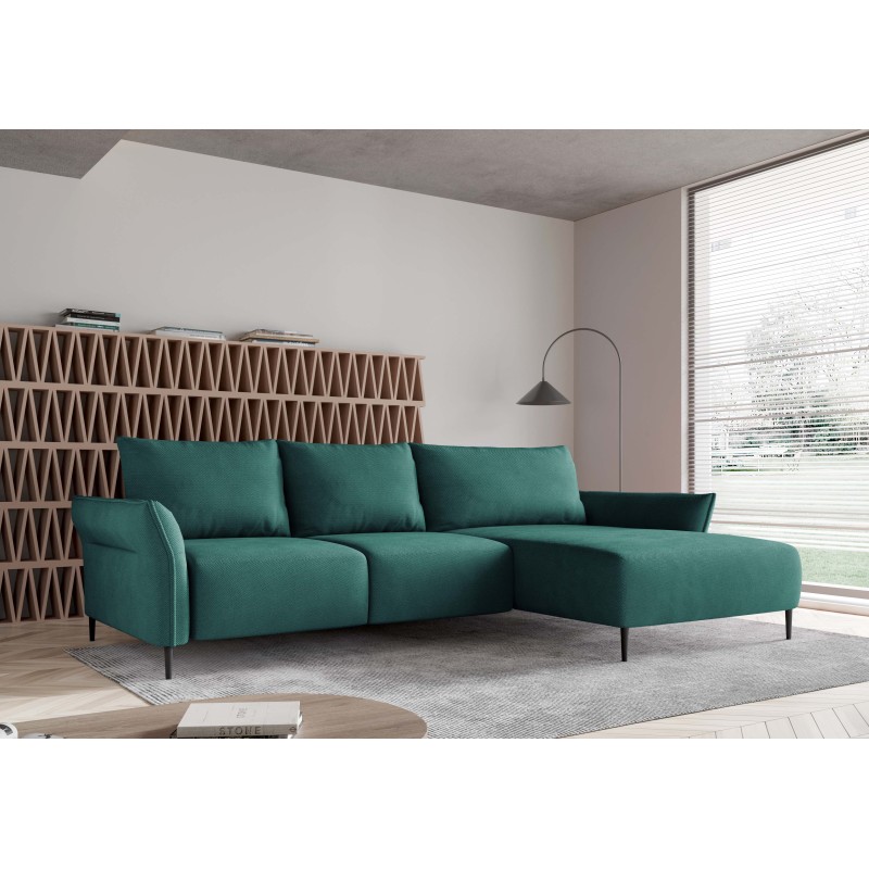 "LUIS Right-Hand Corner Set with Sleeping Function, Storage and CURIO 37 Turquoise Cushions from WERSAL" "LUIS Right-Hand Corner Set with Sleeping Function, Storage and CURIO 37 Turquoise Cushions from WERSAL"