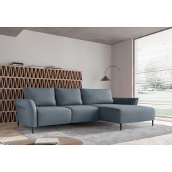 "LUIS Right-Handed Corner Set with Sleeper Function, Storage and CURIO 70 Light Grey Cushions from WERSAL" "LUIS Right-Handed Corner Set with Sleeper Function, Storage and CURIO 70 Light Grey Cushions from WERSAL"