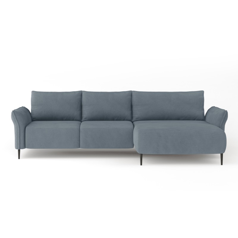 "LUIS Right-Handed Corner Set with Sleeper Function, Storage and CURIO 70 Light Grey Cushions from WERSAL" "LUIS Right-Handed Corner Set with Sleeper Function, Storage and CURIO 70 Light Grey Cushions from WERSAL"