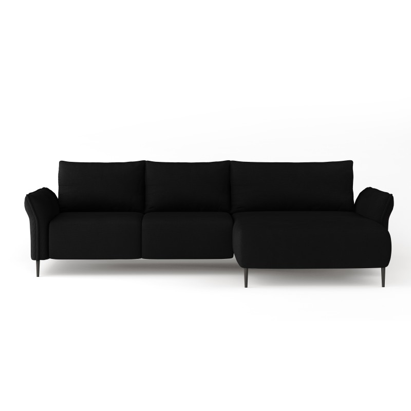 LUIS Right-Handed Corner Set with Sleeper Function, Storage, and CURIO 99 Graphite Cushions by WERSAL LUIS Right-Handed Corner Set with Sleeper Function, Storage, and CURIO 99 Graphite Cushions by WERSAL