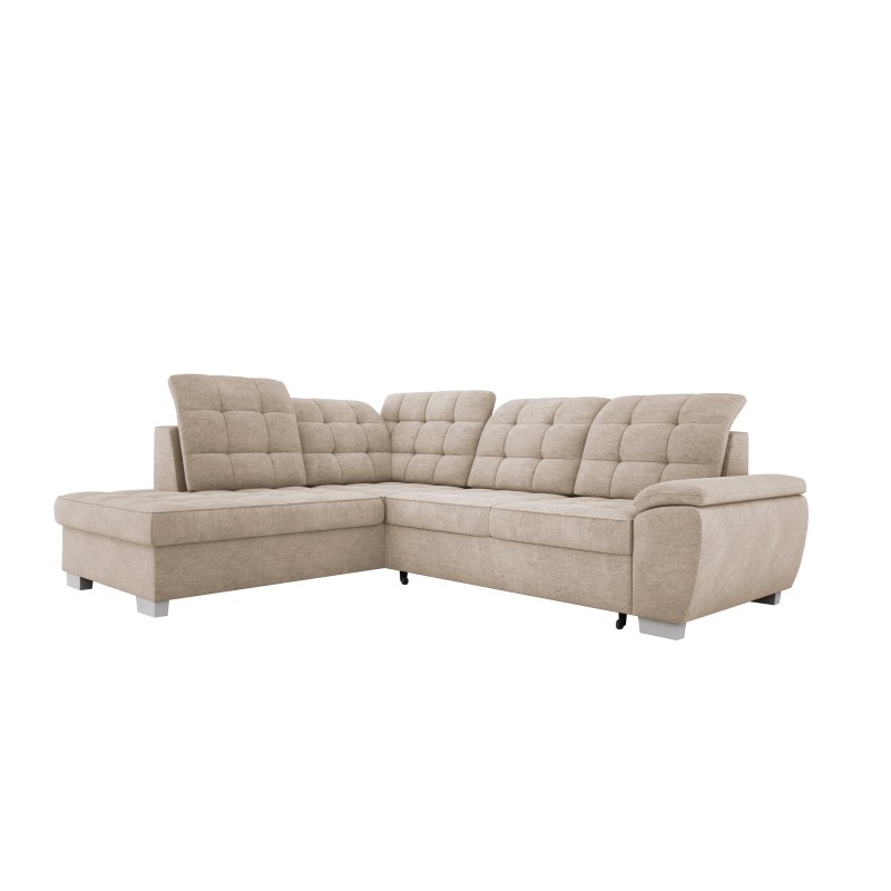 LOTTA L Free-Standing Left-Handed Corner Sofa in ASTI 01 Fabric - VERSAILLES Edition