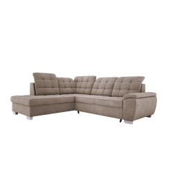 LOTTA L Free-Standing Left-Sided Corner Sofa in ASTI 03 Fabric - VERSAILLES Edition