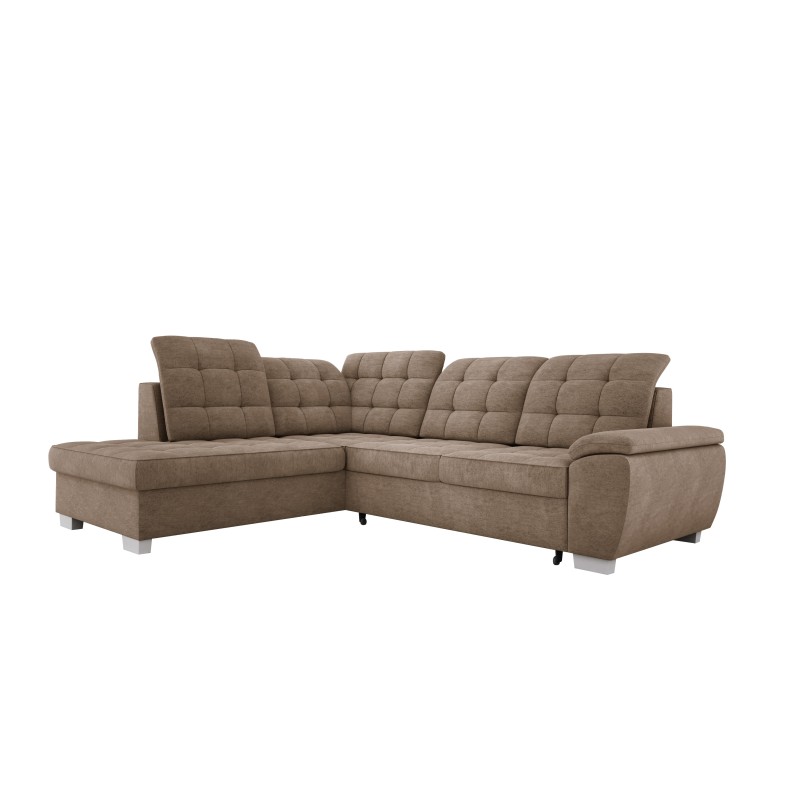 LOTTA L Free-standing Left-hand Corner Sofa in ASTI 05 Fabric - VERSAILLES Edition