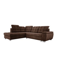 LOTTA L Freestanding Left-Handed Corner Sofa in ASTI 07 Versailles Fabric