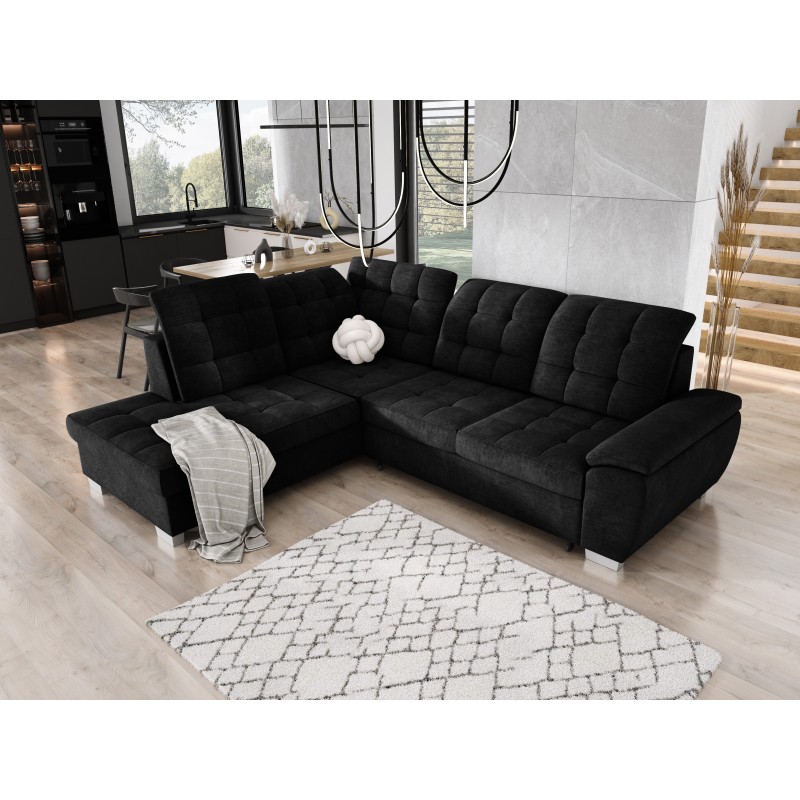 LOTTA L Free-standing Left-hand Corner Sofa in ASTI 15 VERSAILLES Fabric LOTTA L Free-standing Left-hand Corner Sofa in ASTI 15 VERSAILLES Fabric