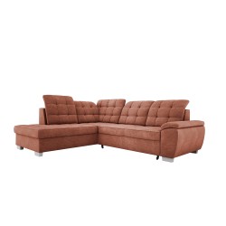 LOTTA L Free-standing Left-hand Corner Sofa in ASTI 22 VERSAILLES Fabric