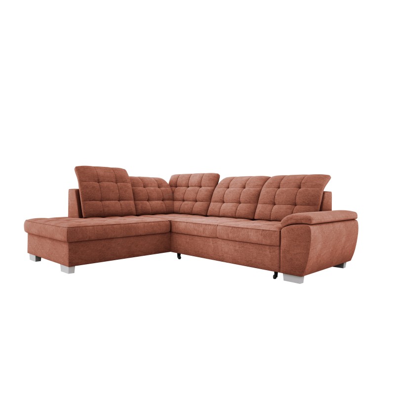 LOTTA L Free-standing Left-hand Corner Sofa in ASTI 22 VERSAILLES Fabric