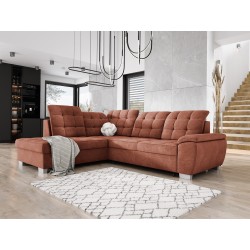 LOTTA L Free-standing Left-hand Corner Sofa in ASTI 22 VERSAILLES Fabric LOTTA L Free-standing Left-hand Corner Sofa in ASTI 22 VERSAILLES Fabric