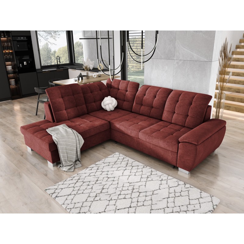 LOTTA L Free-Standing Left-Handed Corner Sofa in ASTI 26 VERSAILLES Fabric LOTTA L Free-Standing Left-Handed Corner Sofa in ASTI 26 VERSAILLES Fabric