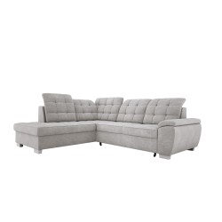 LOTTA L Free-Standing Left-Hand Corner Fabric Sofa in ASTI 27 VERSAILLES