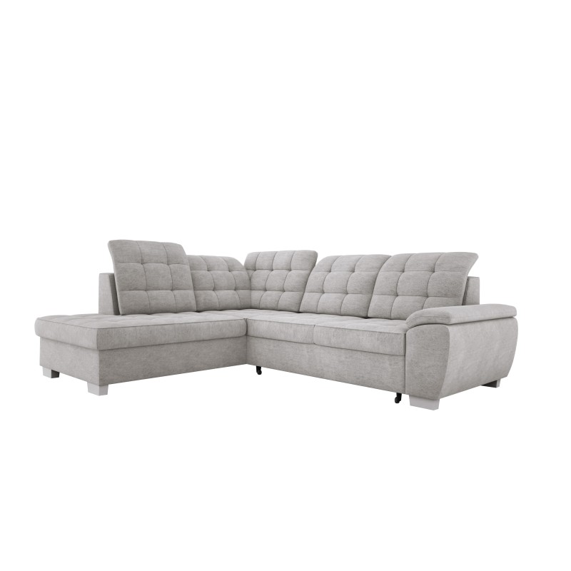 LOTTA L Free-Standing Left-Hand Corner Fabric Sofa in ASTI 27 VERSAILLES