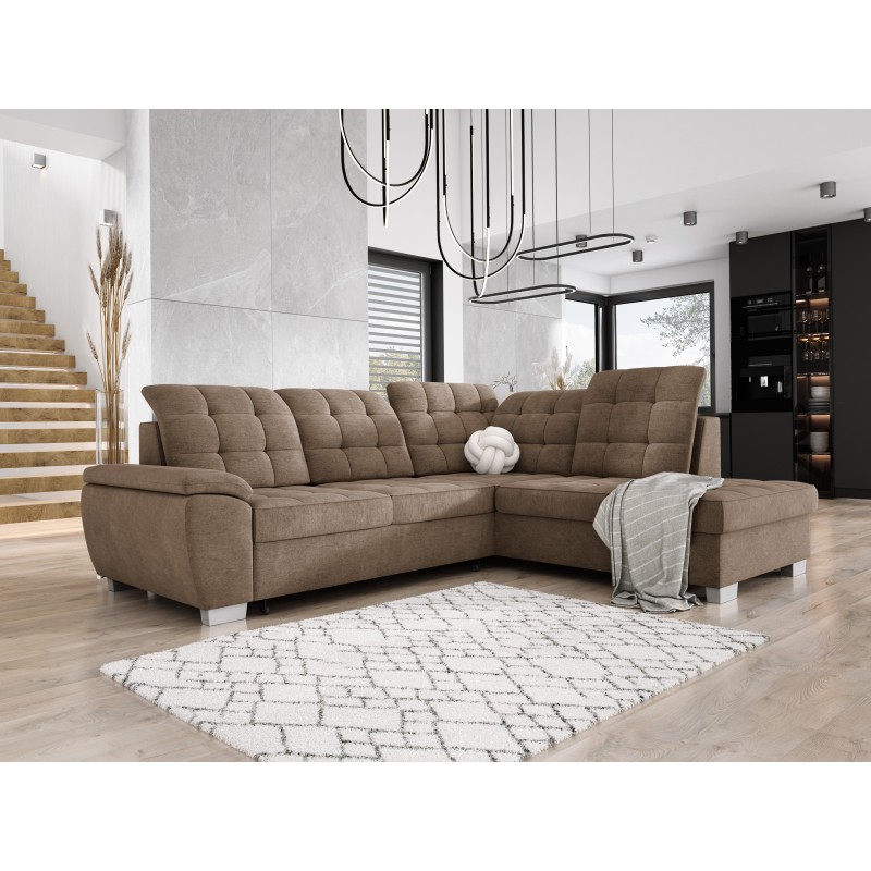 LOTTA L Free-Standing Right-Handed Corner Sofa in ASTI 05 Fabric - VERSAILLES Edition | Contemporary Furniture. LOTTA L Free-Standing Right-Handed Corner Sofa in ASTI 05 Fabric - VERSAILLES Edition | Contemporary Furniture.