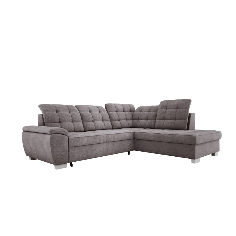 LOTTA L Free-Standing Right-Sided Corner Sofa in ASTI 19 VERSAILLES Fabric