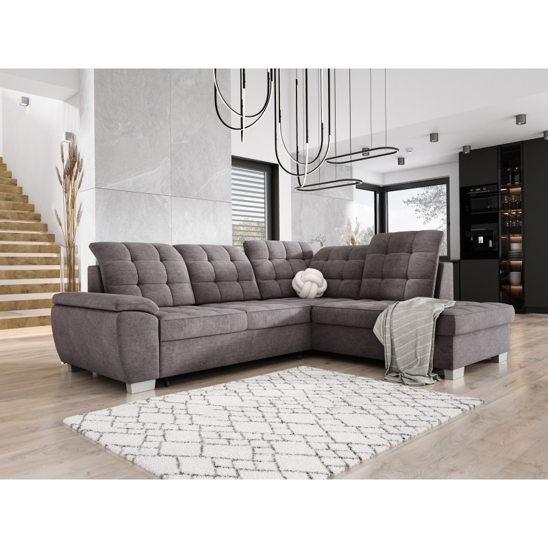 LOTTA L Free-Standing Right-Sided Corner Sofa in ASTI 19 VERSAILLES Fabric LOTTA L Free-Standing Right-Sided Corner Sofa in ASTI 19 VERSAILLES Fabric