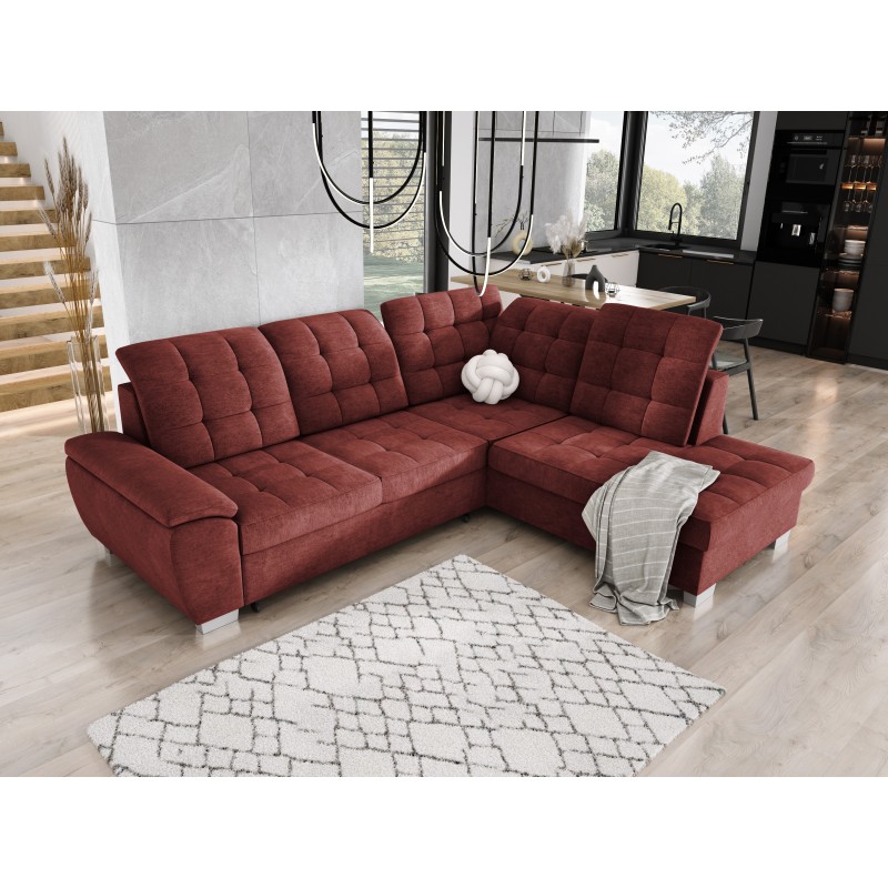 LOTTA L Free-standing Right-hand Corner Sofa in ASTI 26 Versailles Fabric LOTTA L Free-standing Right-hand Corner Sofa in ASTI 26 Versailles Fabric