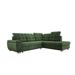 LOTTA L Free-Standing Right-Sided Corner Sofa in ASTI 31 VERSAILLES Fabric