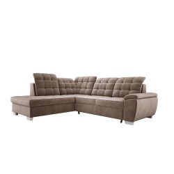 LOTTA L Free-Standing Left-Handed Corner Sofa in SALVADOR 03 Fabric - VERSAILLES Edition