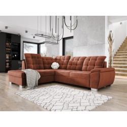 LOTTA L Free-Standing Left-Sided Corner Sofa in SALVADOR 07 VERSAILLES Fabric LOTTA L Free-Standing Left-Sided Corner Sofa in SALVADOR 07 VERSAILLES Fabric