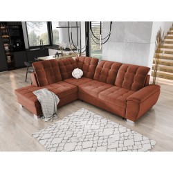 LOTTA L Free-Standing Left-Sided Corner Sofa in SALVADOR 07 VERSAILLES Fabric LOTTA L Free-Standing Left-Sided Corner Sofa in SALVADOR 07 VERSAILLES Fabric