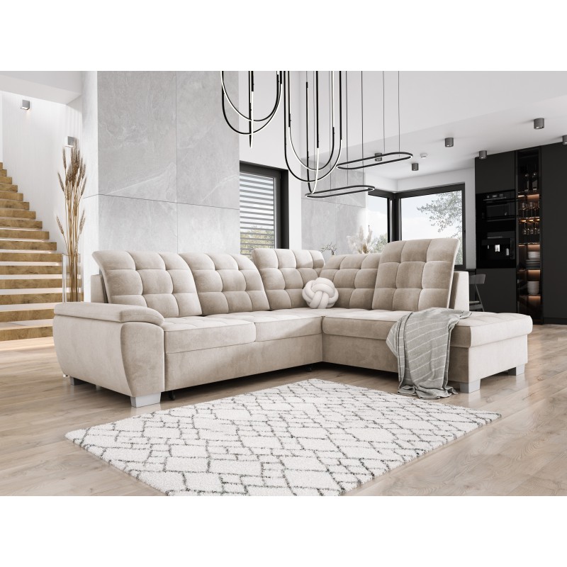 LOTTA L Free-Standing Right-Hand Corner Sofa in SALVADOR 01 Fabric VERSAILLES Edition LOTTA L Free-Standing Right-Hand Corner Sofa in SALVADOR 01 Fabric VERSAILLES Edition