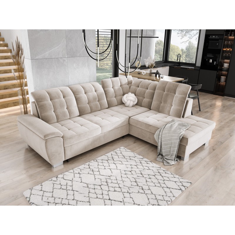 LOTTA L Free-Standing Right-Hand Corner Sofa in SALVADOR 01 Fabric VERSAILLES Edition LOTTA L Free-Standing Right-Hand Corner Sofa in SALVADOR 01 Fabric VERSAILLES Edition