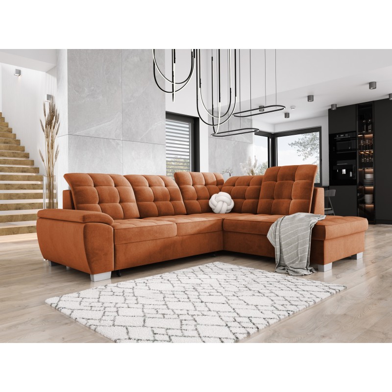 LOTTA L Free-Standing Right-Hand Corner Sofa in SALVADOR 08 Fabric VERSAILLES Edition LOTTA L Free-Standing Right-Hand Corner Sofa in SALVADOR 08 Fabric VERSAILLES Edition