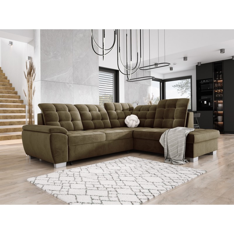 LOTTA L Free-Standing Right-Hand Corner Sofa in SALVADOR 10 VERSAILLES Fabric LOTTA L Free-Standing Right-Hand Corner Sofa in SALVADOR 10 VERSAILLES Fabric