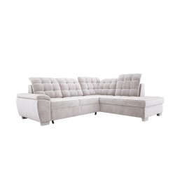 LOTTA L Free-Standing Right-Hand Corner Sofa in SALVADOR 13 VERSAILLES Fabric