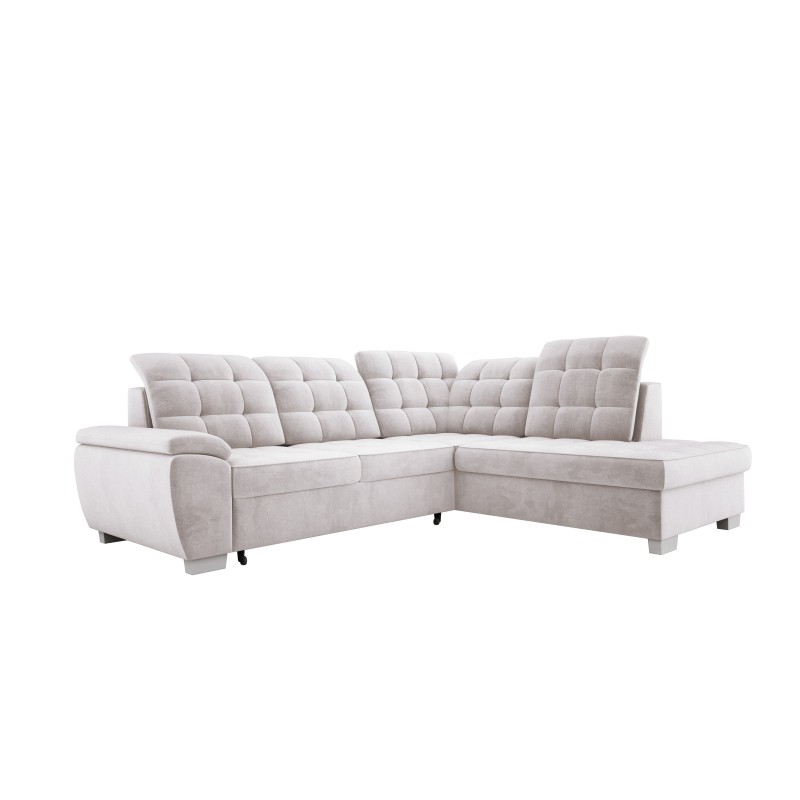 LOTTA L Free-Standing Right-Hand Corner Sofa in SALVADOR 13 VERSAILLES Fabric