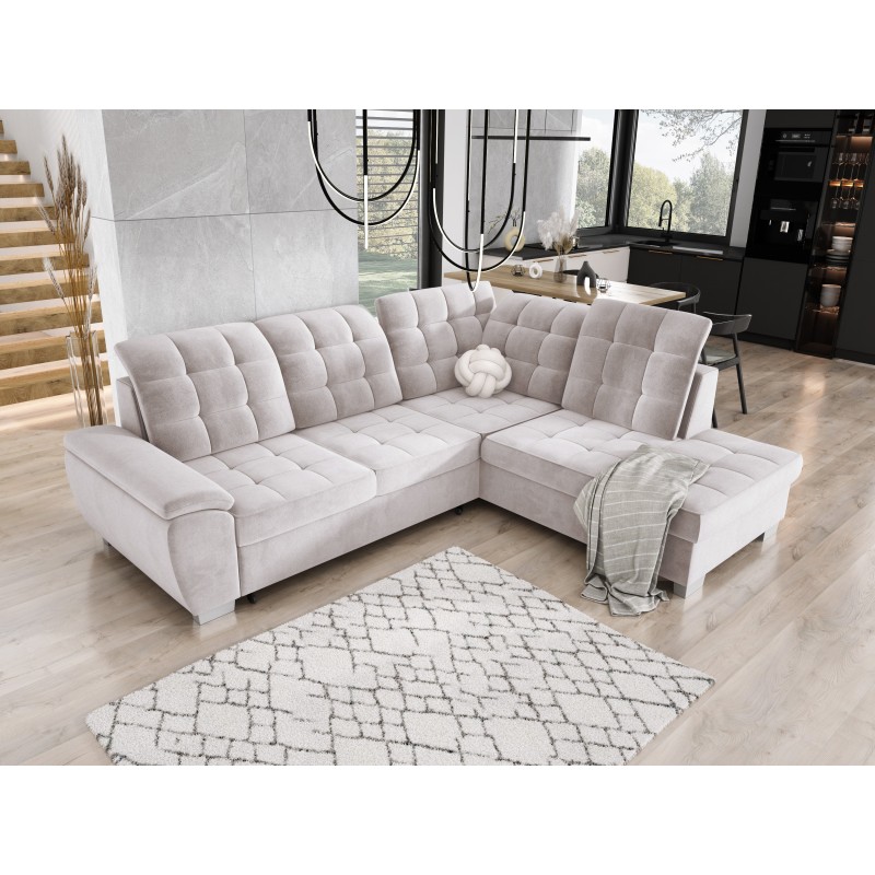 LOTTA L Free-Standing Right-Hand Corner Sofa in SALVADOR 13 VERSAILLES Fabric LOTTA L Free-Standing Right-Hand Corner Sofa in SALVADOR 13 VERSAILLES Fabric