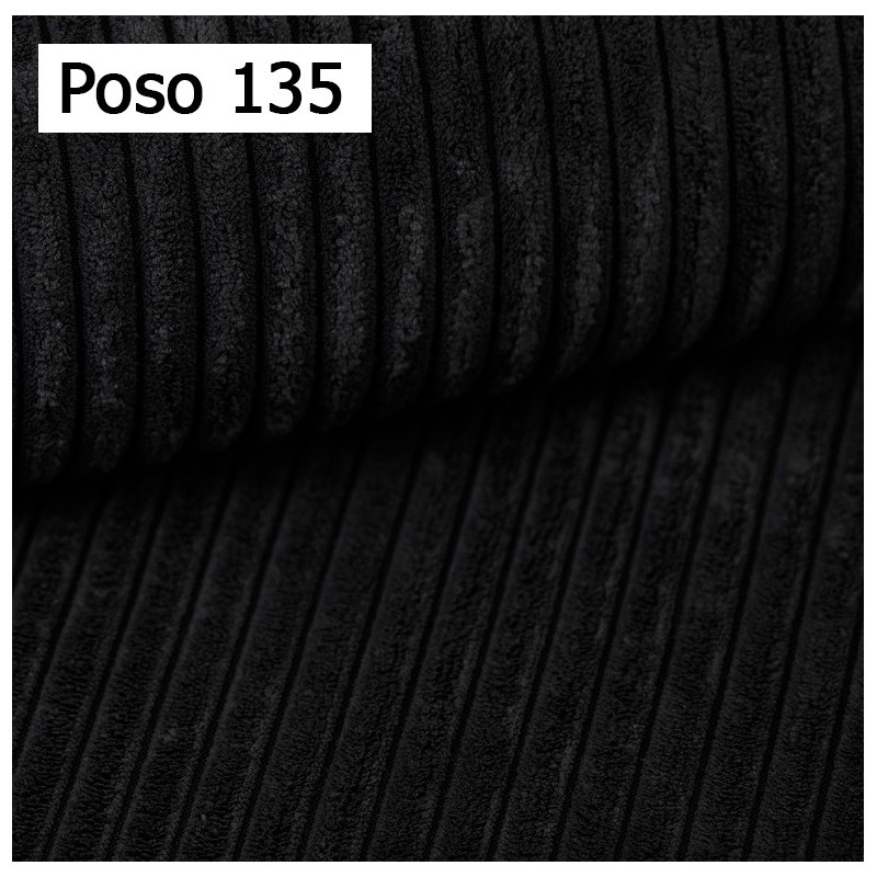KASJO Left-Handed Corner Sofa with Sleep Function and Cushions, 2x POSO 135 Graphite Storage Units by Stork Furniture KASJO Left-Handed Corner Sofa with Sleep Function and Cushions, 2x POSO 135 Graphite Storage Units by Stork Furniture