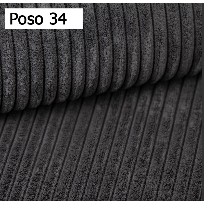 KASJO Right-Sided Corner Sofa with Sleep Function and Pillows, 2x POSO 034 Anthracite Storage Containers by Stork Furniture KASJO Right-Sided Corner Sofa with Sleep Function and Pillows, 2x POSO 034 Anthracite Storage Containers by Stork Furniture