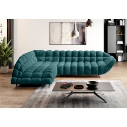 GAPPA Left-Hand Corner Sofa with Electric Extendable Seat in Monolith_37 Green by WERSAL GAPPA Left-Hand Corner Sofa with Electric Extendable Seat in Monolith_37 Green by WERSAL