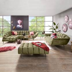 GAPPA Left-Handed Corner Sofa with Electric Extendable Seat in Monolith_38 Olive - VERSAILLES Edition GAPPA Left-Handed Corner Sofa with Electric Extendable Seat in Monolith_38 Olive - VERSAILLES Edition