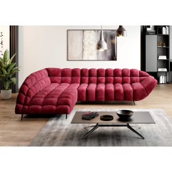 GAPPA Left-Handed Corner Sofa with Electric Extendable Seat in Monolith_59 Burgundy by WERSAL GAPPA Left-Handed Corner Sofa with Electric Extendable Seat in Monolith_59 Burgundy by WERSAL