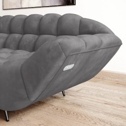 GAPPA Left-Handed Corner Sofa with Electric Extendable Seat in Monolith_85 Grey from WERSAL GAPPA Left-Handed Corner Sofa with Electric Extendable Seat in Monolith_85 Grey from WERSAL