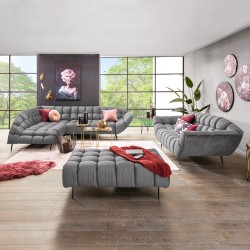 GAPPA Left-Handed Corner Sofa with Electric Extendable Seat in Monolith_85 Grey from WERSAL GAPPA Left-Handed Corner Sofa with Electric Extendable Seat in Monolith_85 Grey from WERSAL