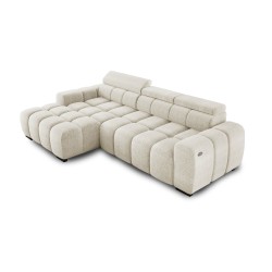 "OMBO S Left-Handed Corner Sofa with Electric Adjustment EDEN 01"