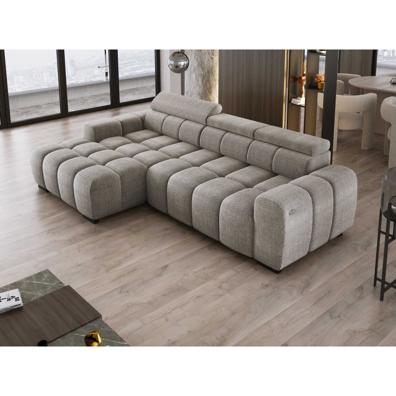 OMBO S Left-Hand Corner Sofa with Electric Adjustment EDEN 07