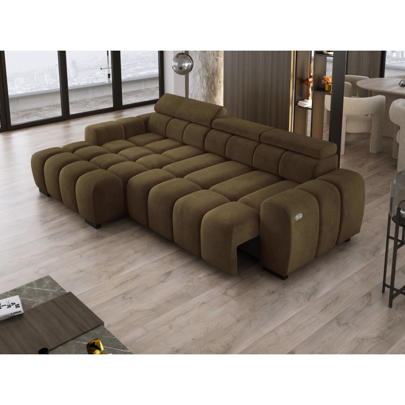 OMBO S Left-Handed Corner Sofa with Electric Adjustment SALVADOR 10 OMBO S Left-Handed Corner Sofa with Electric Adjustment SALVADOR 10