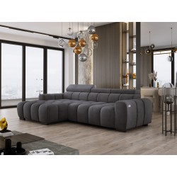 OMBO S Left-Handed Corner Sofa with Electric Adjustment in SALVADOR 15 OMBO S Left-Handed Corner Sofa with Electric Adjustment in SALVADOR 15
