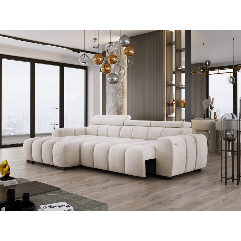 OMBO S Left-Hand Corner Sofa with Electric Adjustment SALVADOR 01 OMBO S Left-Hand Corner Sofa with Electric Adjustment SALVADOR 01
