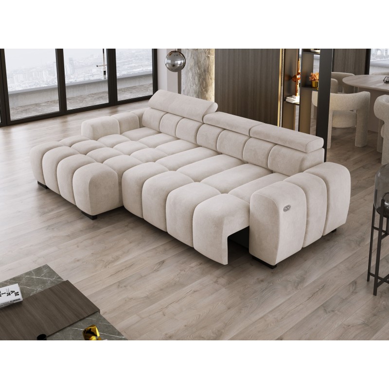 OMBO S Left-Hand Corner Sofa with Electric Adjustment SALVADOR 01 OMBO S Left-Hand Corner Sofa with Electric Adjustment SALVADOR 01