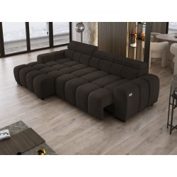 OMBO S Left-Handed Corner Sofa with Electric Adjustment in SALVADOR 04 OMBO S Left-Handed Corner Sofa with Electric Adjustment in SALVADOR 04