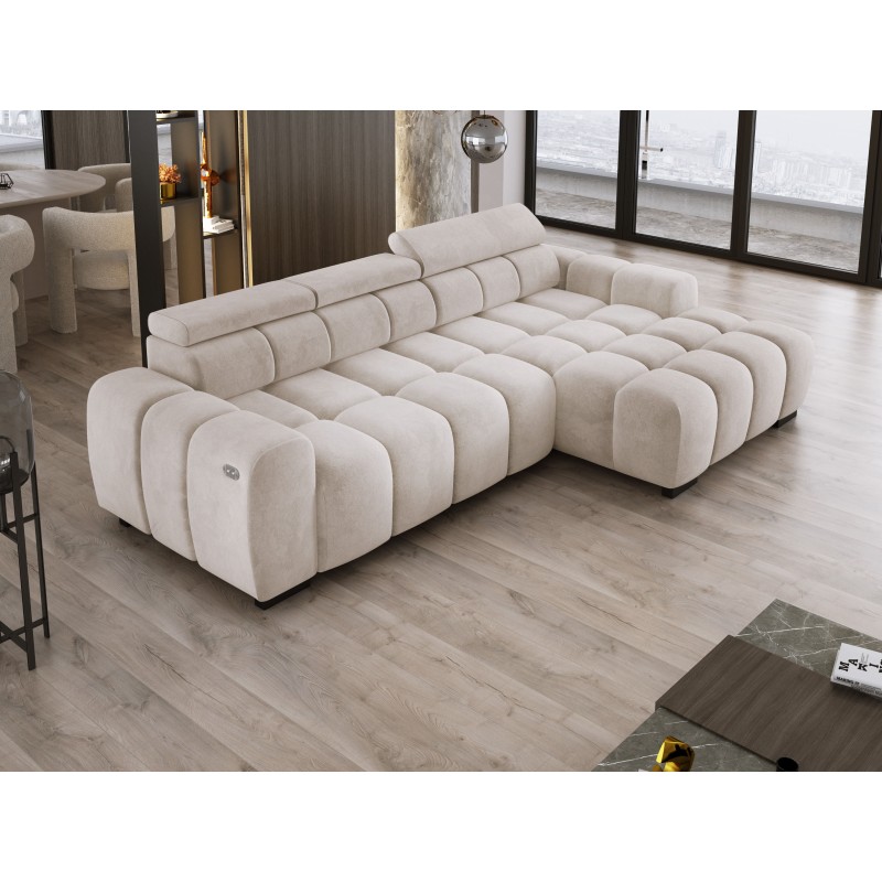 OMBO S Right-Handed Corner Sofa with Electric Adjustment SALVADOR 01