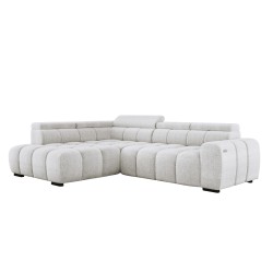 BULL L Left-Handed Corner Sofa with Electric Adjustment EDEN 01 VERSAILLES