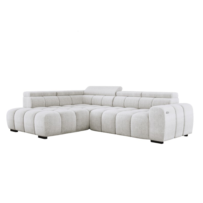 BULL L Left-Handed Corner Sofa with Electric Adjustment EDEN 01 VERSAILLES BULL L Left-Handed Corner Sofa with Electric Adjustment EDEN 01 VERSAILLES